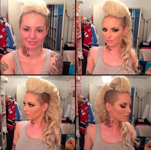 Adult entertainment stars before & after their makeup — Christy Mack