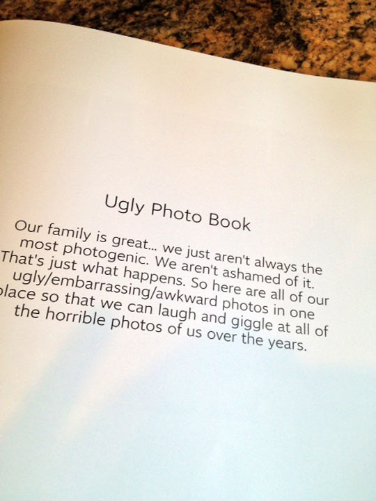 Awesome idea for a photo book…