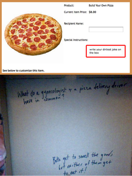 Awesome pizza guy…