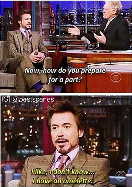 How Robert Downey, Jr. prepares for a part…