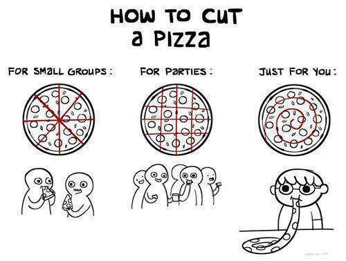 How to cur a pizza