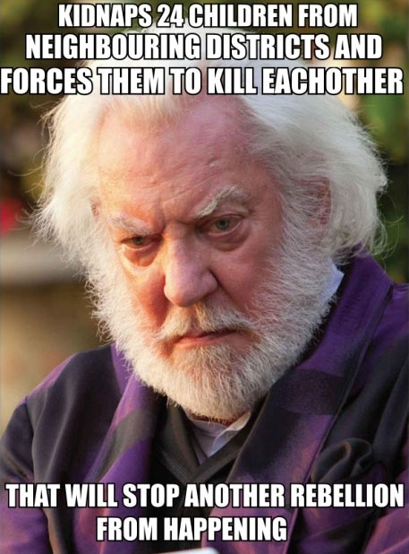 Hunger Games logic…