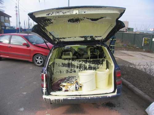 People Having a Bad Day — Paint Car