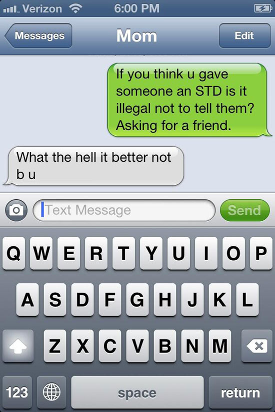 std message prank