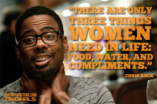 The three things women need in life…