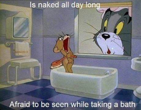 Tom & Jerry logic..