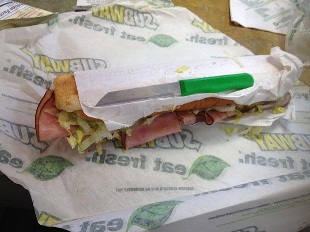 Watch What You Eat! — Subway Knife