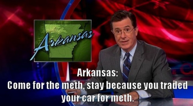 Wisdom from Colbert — The things you learn on a road trip...