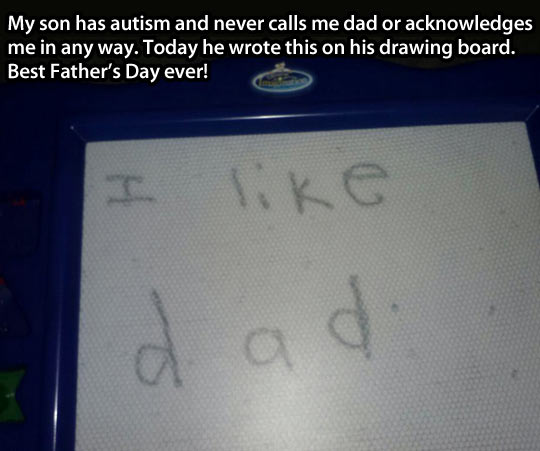 The best present a father can get…