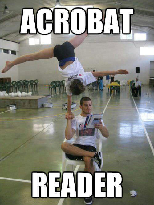 The real Acrobat Reader…