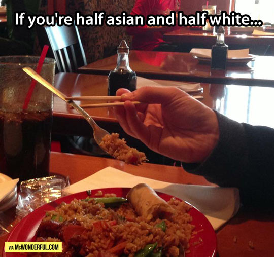 The only logical way to eat…