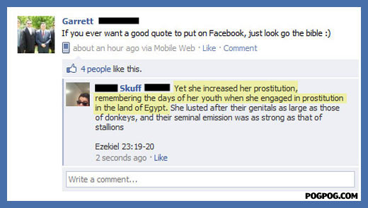 If you want a good quote on Facebook…
