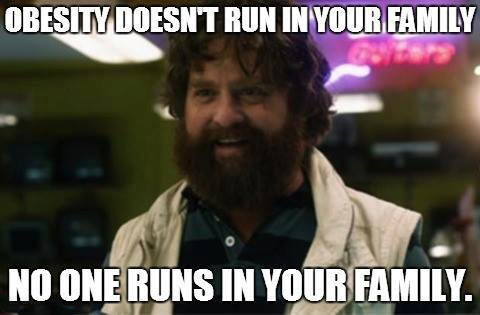 It doesn’t run in your family…