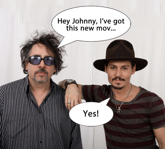 This sums up Johnny Depp and Tim Burton’s relationship…