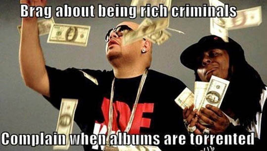 Scumbag rappers…