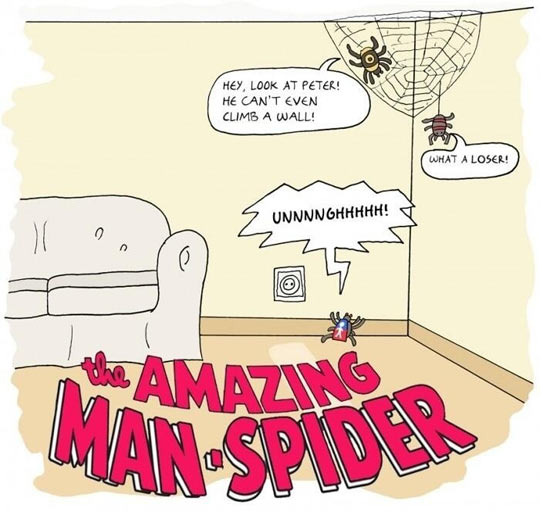 funny-Peter-Parker-Spiderman-drawing
