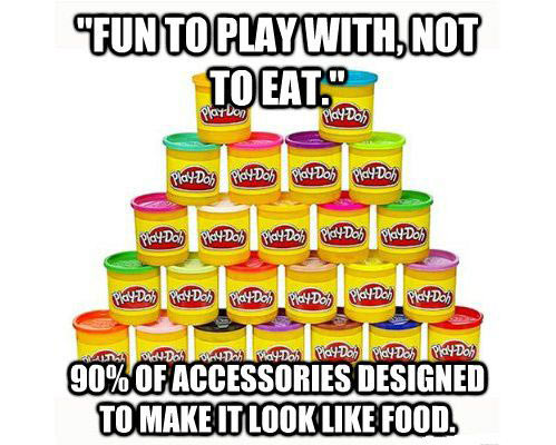 Play-Doh logic…