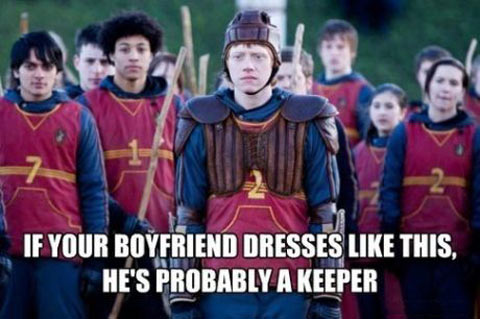He’s probably a keeper…