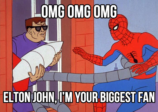 funny-Spider-Man-Elton-John-biggest-fan