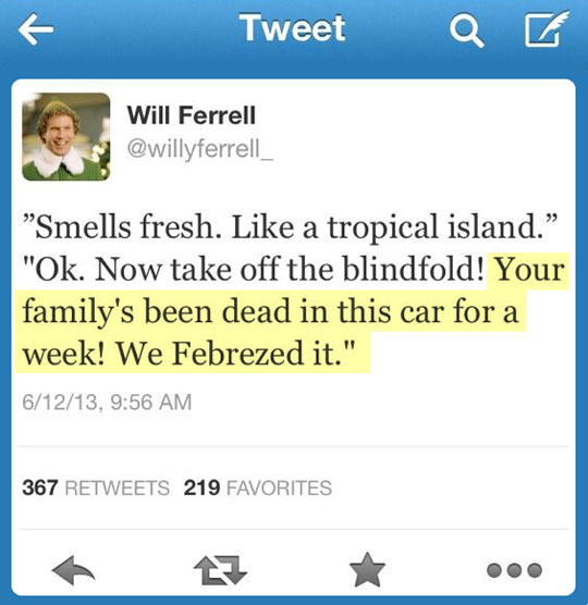 funny-Will-Ferrell-Twitter-smell-fresh-family