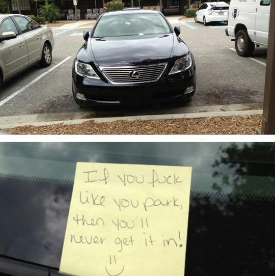 Improve your parking skills…