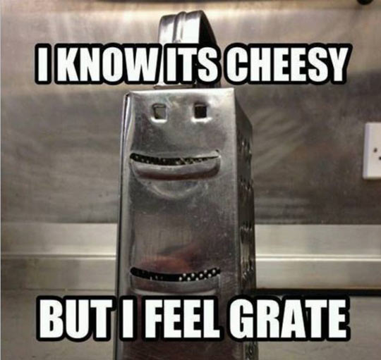 Cheesy grater…