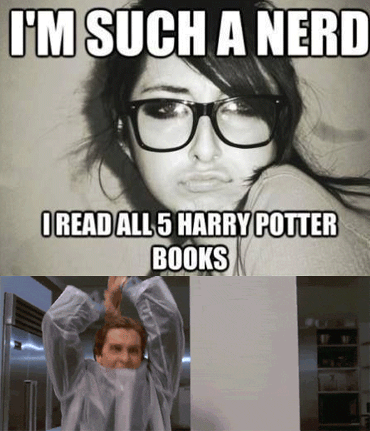 Such a nerd…