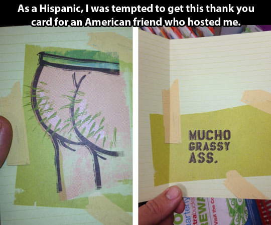 Hispanic thank you card…
