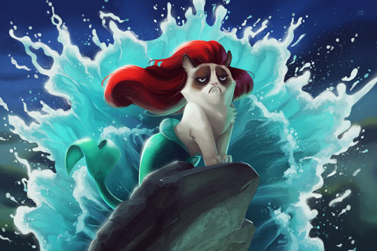 funny-grumpy-cat-mermaid-drawing