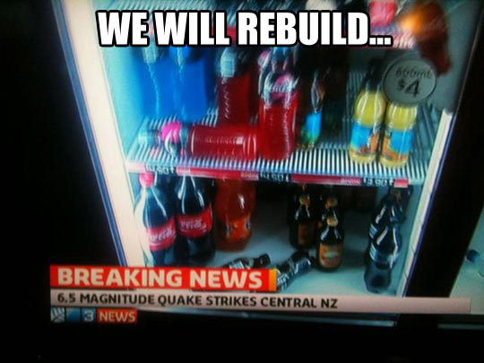 We will rebuild…