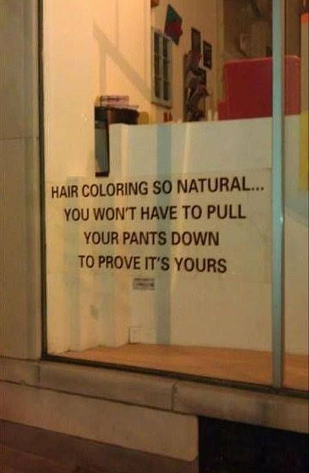 Natural hair coloring…