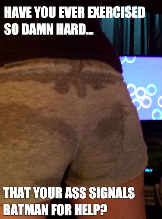 Batman butt signal…
