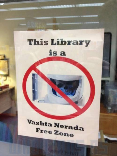 I never like going to the library at night anymore…