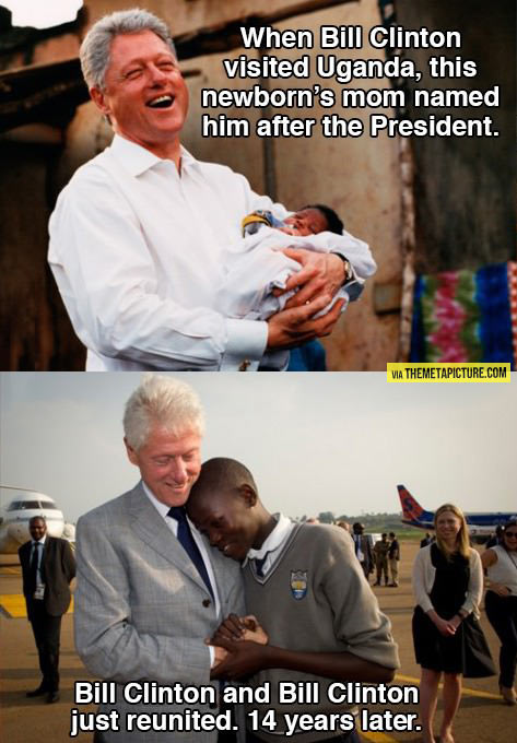 Good guy Bill Clinton…