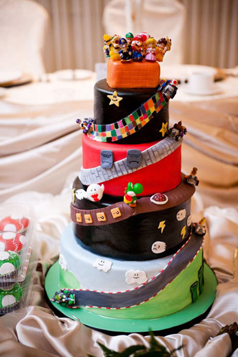 Mario Kart Wedding Cake…