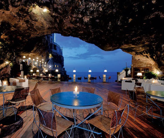 Restaurant in a cave…