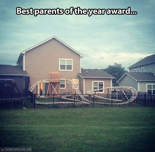 And the award for best parents of the year goes to…