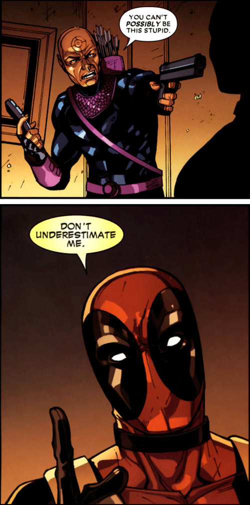 Deadpool describes most of us…