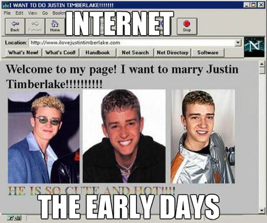 Internet, the early days…