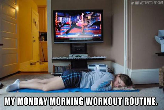 Workout routine…