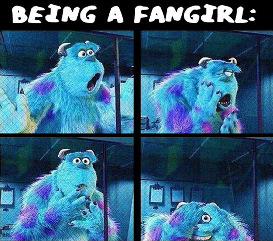 What being a fangirl looks like…