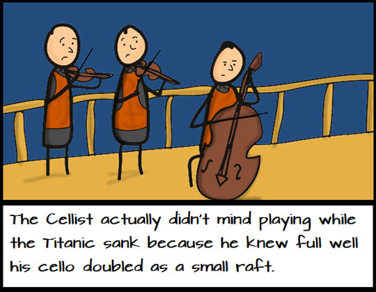 The Titanic’s Cellist…