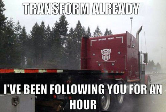 funny-Transformer-sign-truck-road