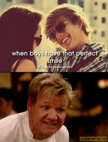 When they have that perfect smile…