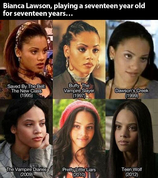 This girl never seems to age…