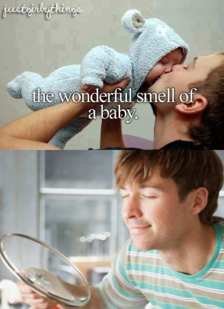 The smell of a baby…