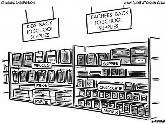 Back to school supplies…