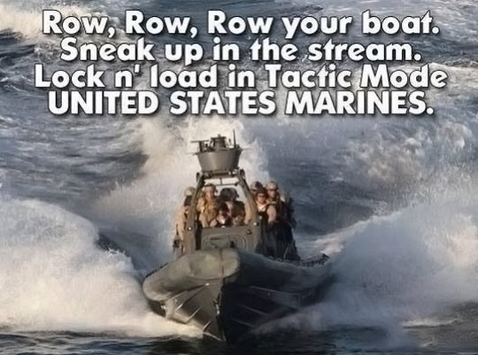 Row your boat…