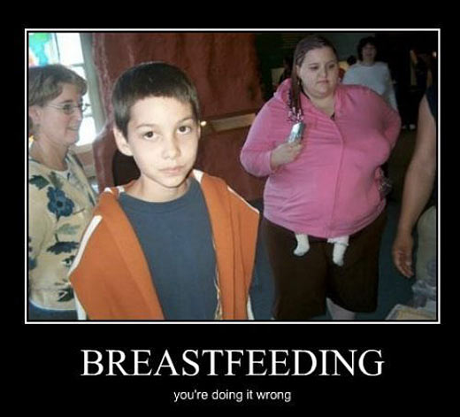 funny breastfeeding