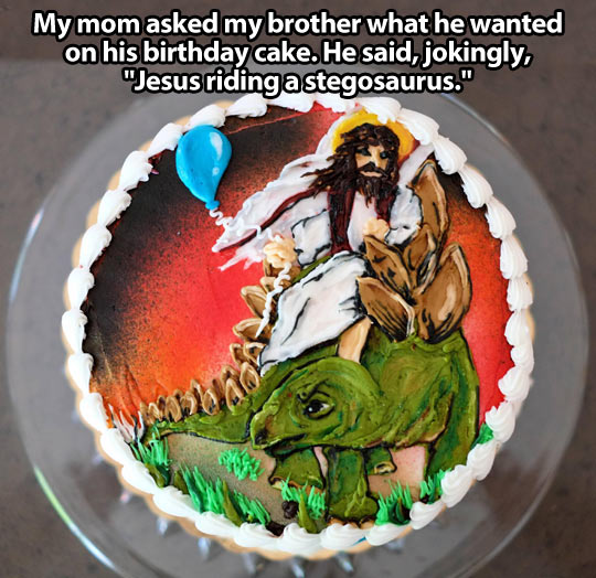 funny-cake-Jesus-riding-stegosaurus